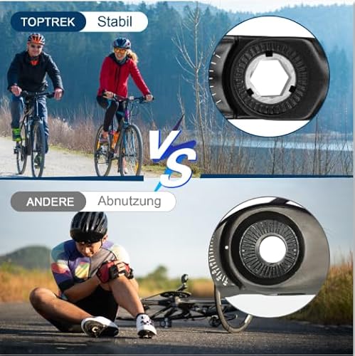 toptrek Fahrradlenker Vorbau, Lenkererhöhung Fahrrad 31,8mm, 90mm Fahrrad Lenker Aluminium, Lenkervorbau Verstellbar ±60° Einstellbar, Fahrradlenker Erhöhung Sechseckiges Lochdesign für MTB, Rennrad