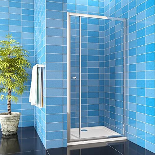 Mamparas Puerta Abatible Pantalla de Ducha 5mm cristal para 100x185cm