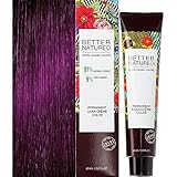 Better Natured Permanent 6VV Intense Violet Hair Color Dye - Naturally-derived, Vegan & 100% Gray Coverage that Lasts up to 8 Weeks