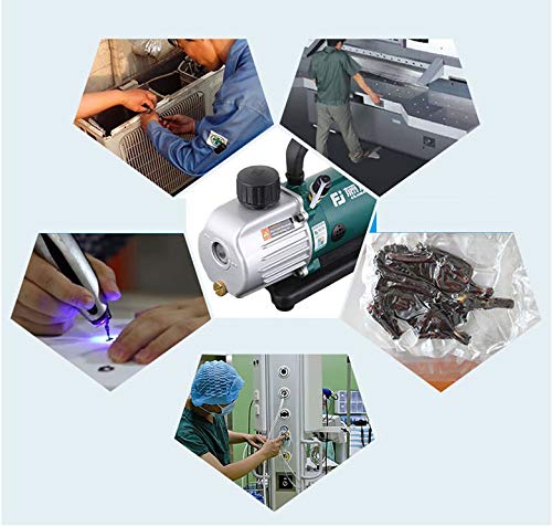 Miniatura 8 de Bomba de vacío giratoria de 110 V (3,6CFM, 15HP, aire acondicionado)