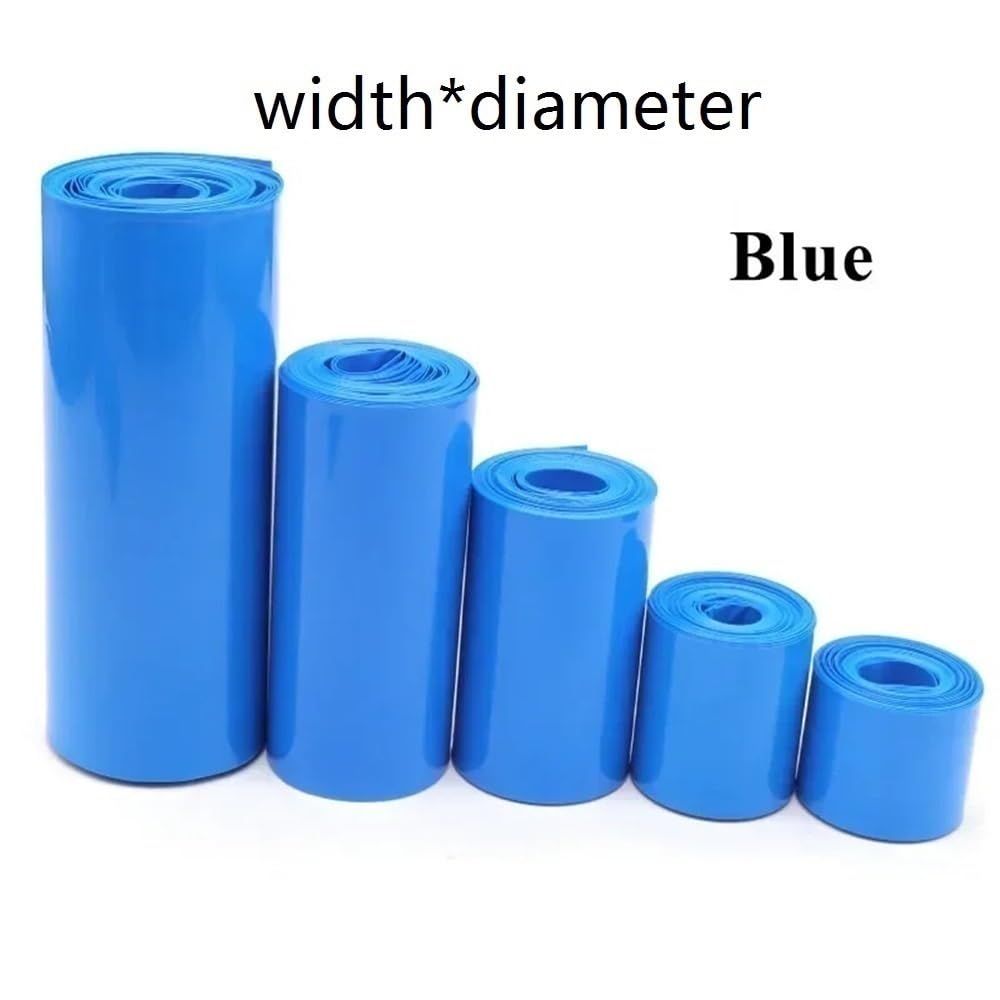 Rurki termokurczliwe z PVC, Niebieska rurka termokurczliwa z PVC o długości 1 metra i szerokości 125–555 mm(555mm*353mm)