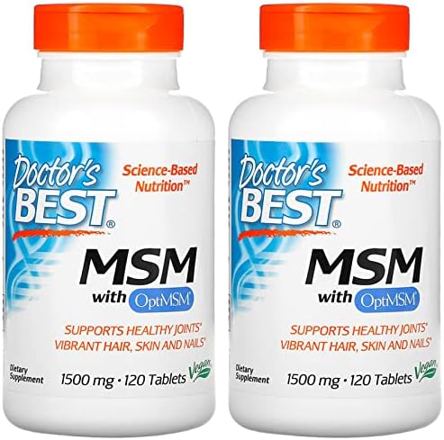 Doctors Best Best MSM - 120 ct (Pack of 2)