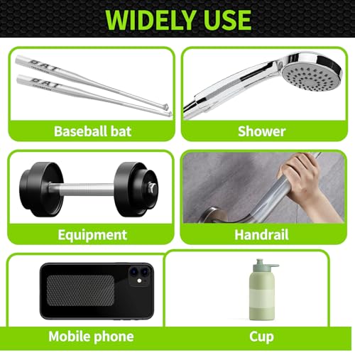 Image of Aobrill Rubber Grip Tape, Non Slip Tape, Enhanced Textured Super Strong Adhesive for Secure Hold & Friction-Ideal for Tools, Gadgets, DIY & More(Clear, 1In x 6.6Ft)
