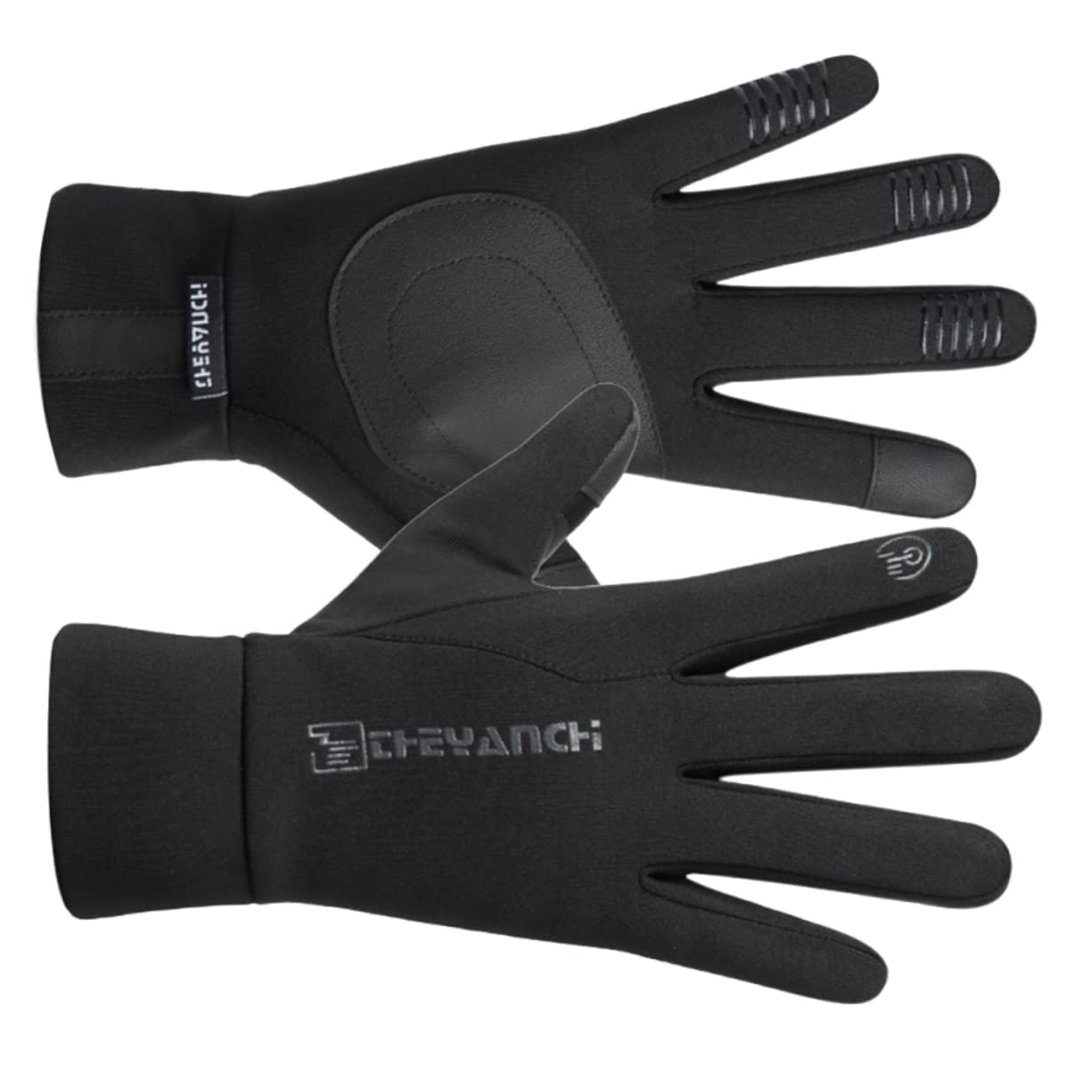 Totority Touch Screen Gloves Windproof Waterproof Men's Winter Riding Gloves Non-Slip Suitable for Bicycling Mountain Biking