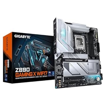 Placa Mãe Gigabyte Z890 GAMING X WIFI 7 (LGA 1851/4xDDR5/USB4 TYPE-C/HDMI/DP/M.2/2.5GbE)
