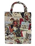 Lieferumfang: 1 Tasche Einkaufstasche Weihachten Nostalgie Christmas Gobelinoptik 38x32 cm Stofftasche Stoffbeutel Tasche