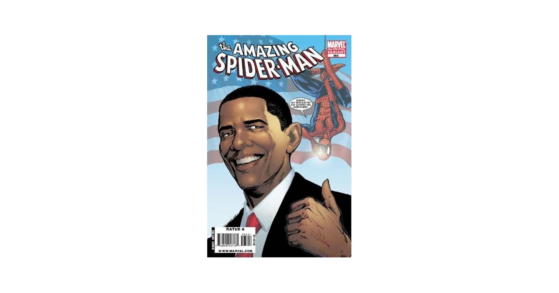 AMAZING SPIDER-MAN #583 BARACK OBAMA VARIANT 3rd Printing