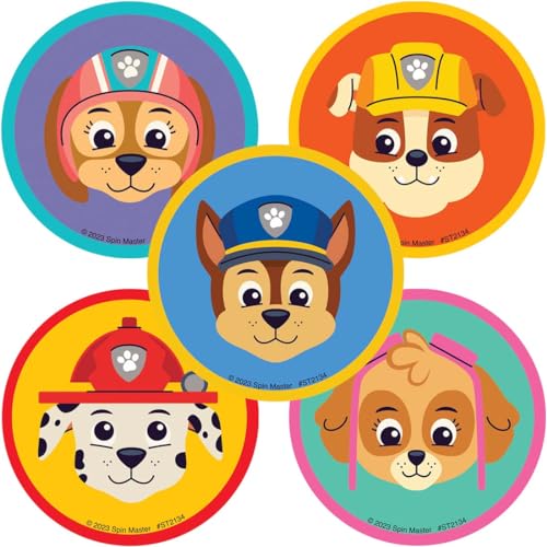 SmileMakers PAW Patrol Emoji Stickers - 100 Bulk Classroom Prizes