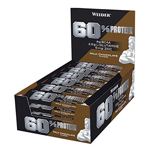 Preisvergleich Produktbild Weider 60% Protein Bar, Vollmilchschokolade - 24 bar