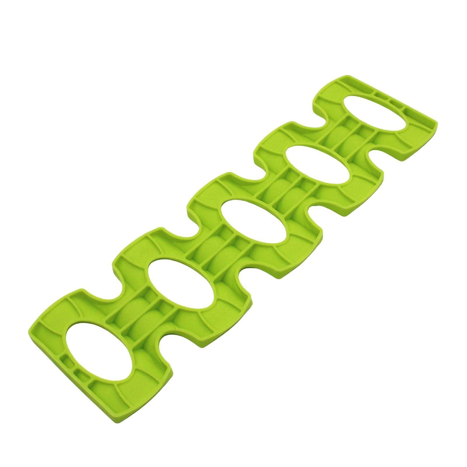 Jingling Green Fridge Bottle And Can Stacker, Anti-Slip Silicone Foldable Wine Rack Beer Can Holder Organiser, Kitchen Cupboard Organiser Bottle Stacking Mat For Beer/Cola/Food Cans