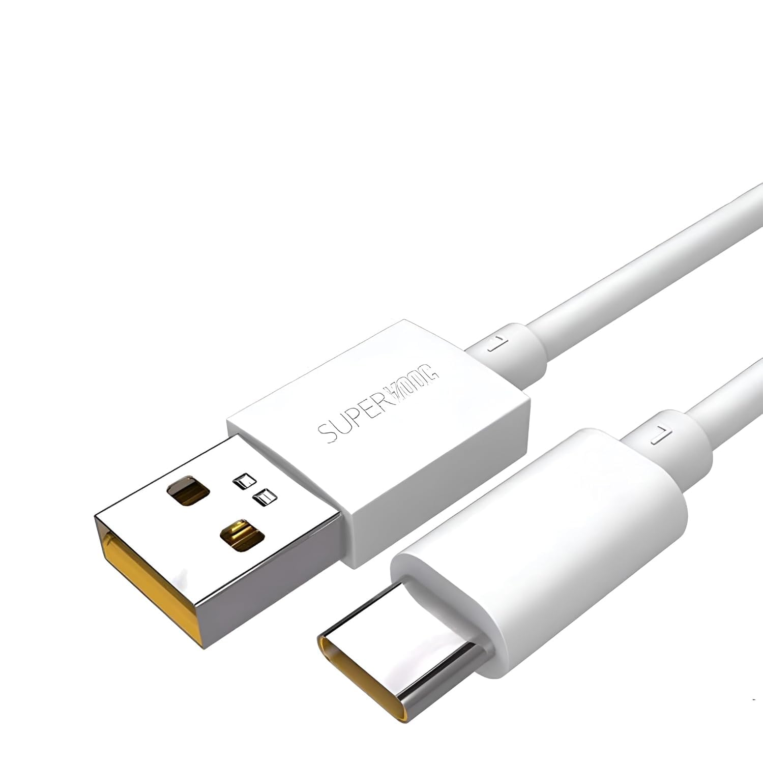 AINE 120W SuperVOOC USB-C Fast Charging Cable | 7A High-Speed Type-C Cord compatible with Realme 12/11 Pro+/ 11 Pro/Narzo 60 Pro/Narzo 60/10 Pro+/ 10 Pro/ 9 Pro/Narzo 50 Pro – Original Charging Speed