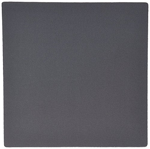 3dRose LLC 8 x 8 x 0.25 Inches Mouse Pad, Dark Grey Charcoal Steel Gray Plain Simple One Single Solid Color Modern Contemporary 