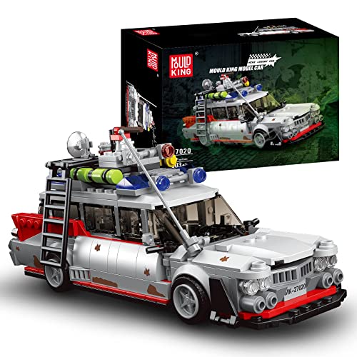 Mould king 27020 Technik für Icons Geisterbus ECTO-1 Auto großes Set für Erwachsene, Modellauto-Bausatz, Ausstellungsstück für Sammler (603Teile) Technologie Klemmbausteine Bausatz Cover