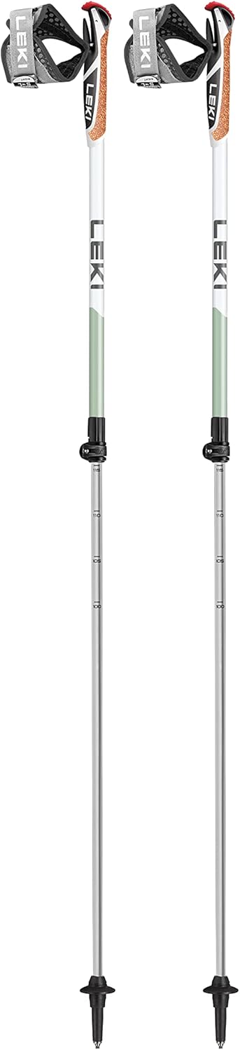 LEKI Spin Shark SL Aluminum Adjustable Lightweight Trekking Poles for Hiking & Nordic Walking LEKI Spin Shark SL Aluminum Adjustable Lightweight Trekking Poles for Hiking & Nordic Walking