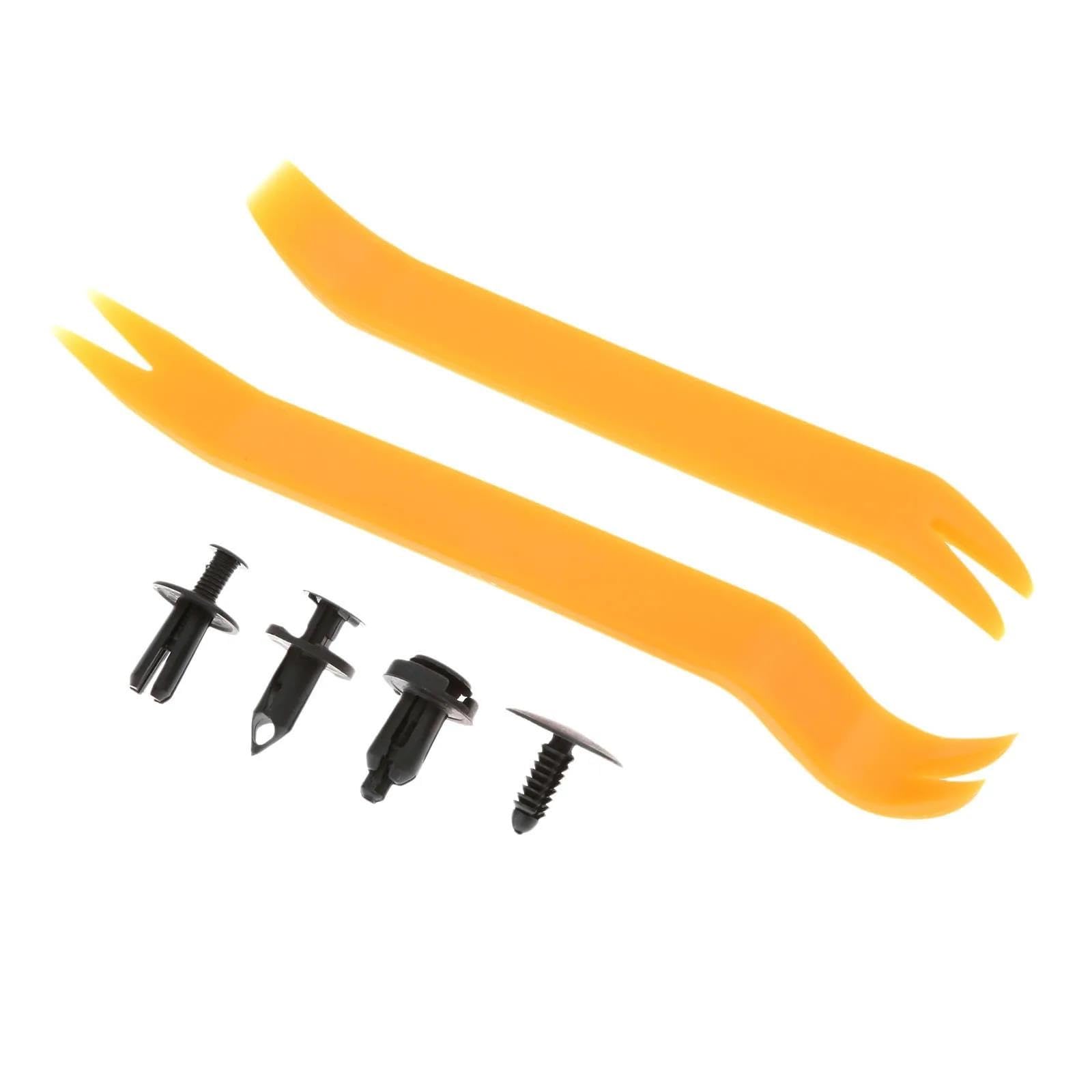 Viti e accessori 500 Pezzi Misti Di Fissaggio Automatico Pannello Porta Parafango Rivestimento Paraurti Clip Rivetto Con 4 Strumento Leva Per Rimozione Portiera Auto