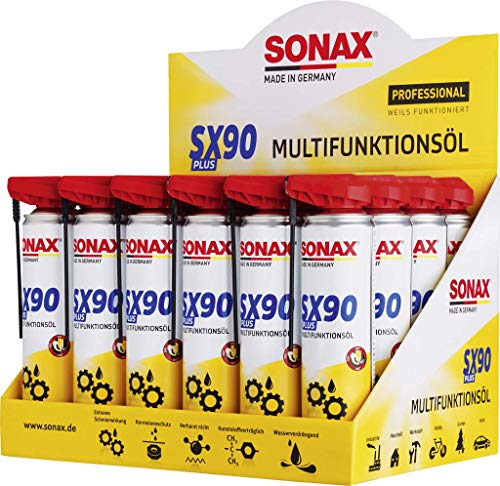SONAX 24x 04748410 SX90 Plus mit EasySpray (400 ml) der Alleskönner für Betrieb und Werkstatt | Art-Nr. 04748410
