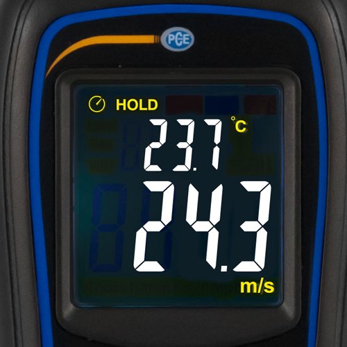 Climate Meter PCE-MAM 2 Displays velocity measurements in 5 different units (selectable) from PCE Instruments