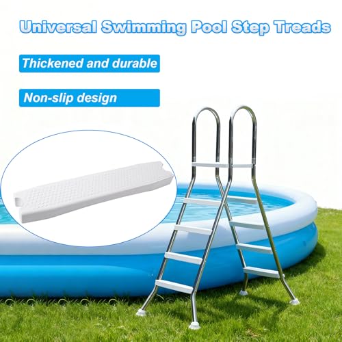 Escalera para piscina de acero inoxidable 2 pasos miniatura 5