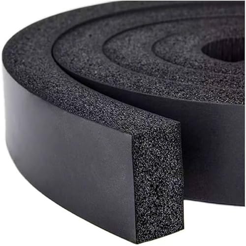 Miniatura 4 de Cinta de sellado de aislamiento de aire acondicionado de espuma, 1 x 1 pulgada, 6.5 pies de largo, tira de aire acondicionado no adhesiva, sello de