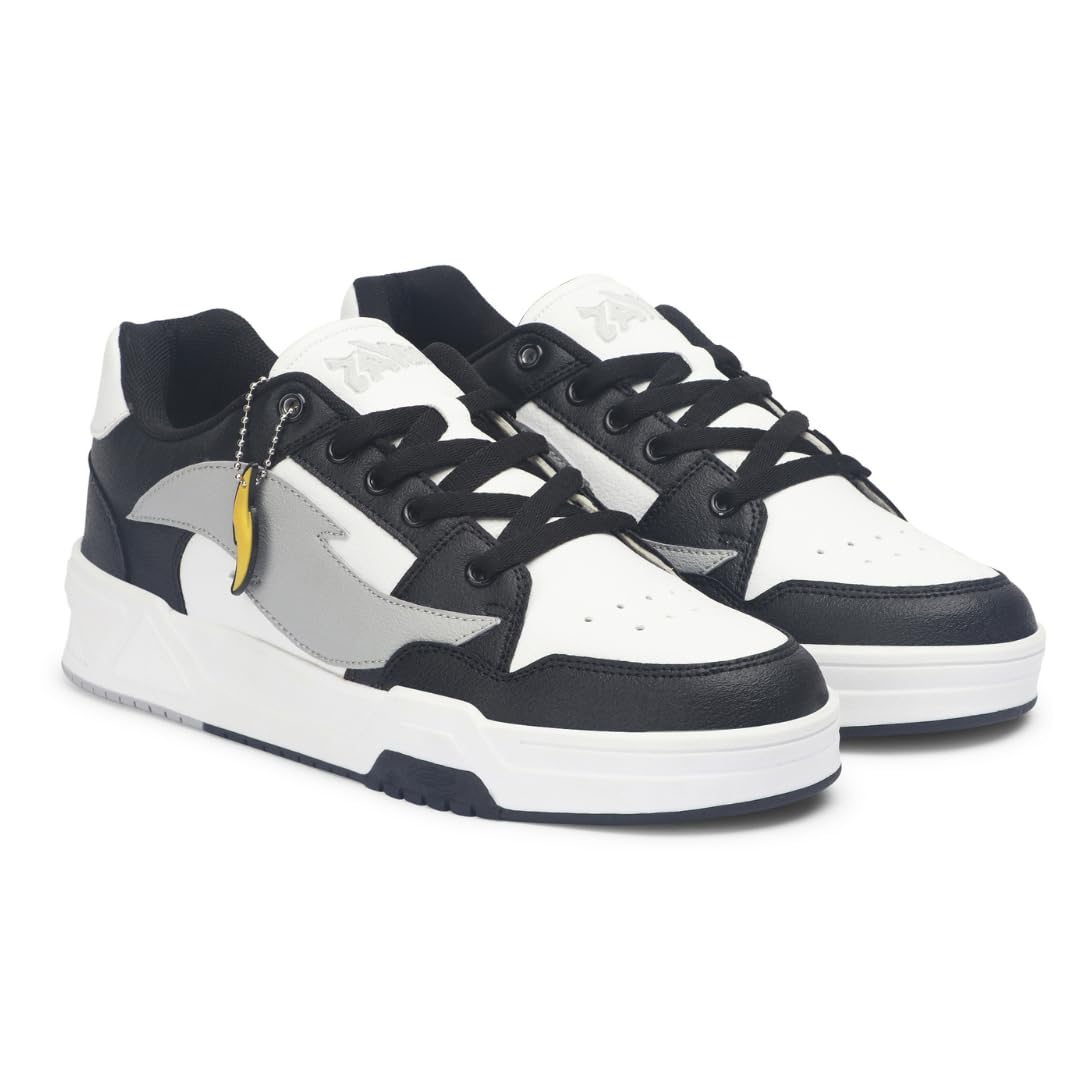 Zaydn Spencer Checkers Black Sneaker for Men (6 UK) | Soft Cushioned Insole & Lightweight | Stylish Lace-Up Shoes with Casual Outfits | Trendy Sneakers | Shoes for Man | Low Top Sneaker Shoes (B0DCNZ9KGP) Amazon Price History, Amazon Price Tracker
