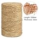 Vivifying Jute Schnur, 3MM Braun Juteschnur für Garten Bilder Pflanzen Basteln