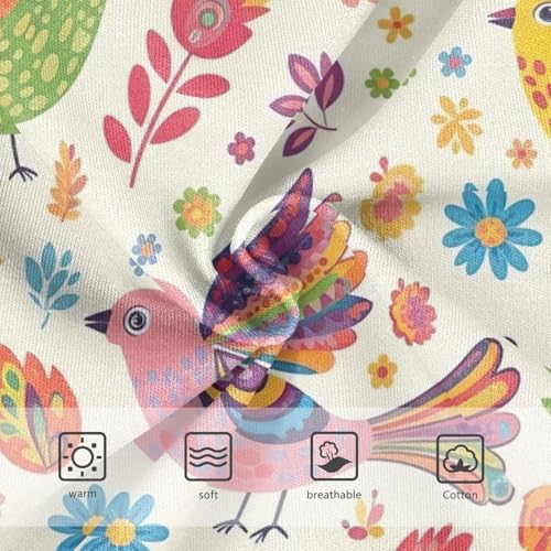 Colorful Sloths Toddler Girl Undies, Cotton Underwear Girls, 2T–8 Years3