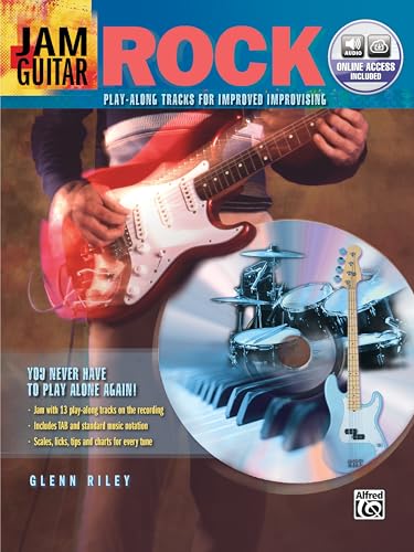 Jam Guitar Rock Play-Along Tracks with Audio