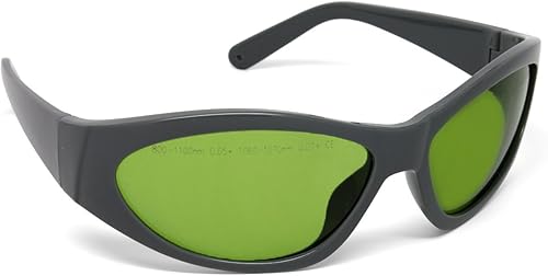 LaserPair - Gafas de seguridad láser DIN CERTCO certificadas 800  1100 nm, láser de diodo, Nd yag, gafas de seguridad láser de longitud de onda