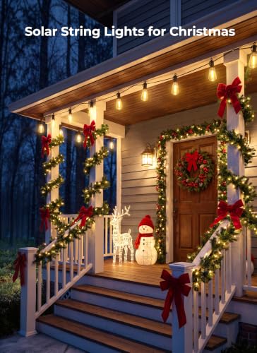 Brightown 100FT Solar String Lights Outdoor 31 2 Shatterproof LED Bulbs - image 9