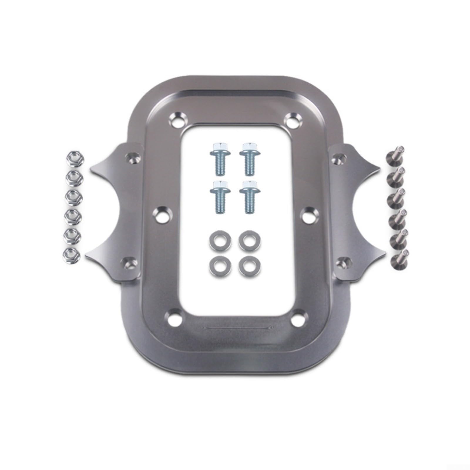 Lega di alluminio Vassoio di Trasferimento Batteria Staffa di Montaggio Per Optima 34/78 Argento Supporto Batteria Con Kit Hardware Leggero Supporto Stabile Per Auto Camion