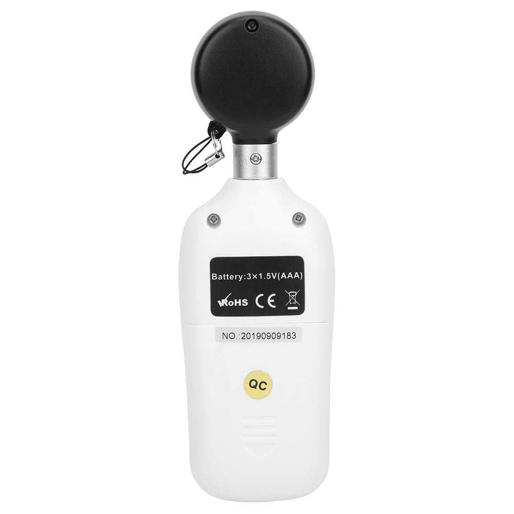 Misuratore di luce e temperatura digitale portatile da 0-20000 Lx ad alta precisione - Fotometro e luxmetro LCD a colori retroilluminato per la gestione della manutenzione