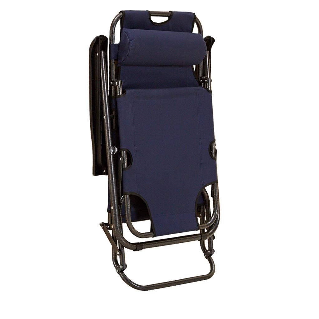 Chaise longue de jardin pliable transat inclinable pour sieste et plage