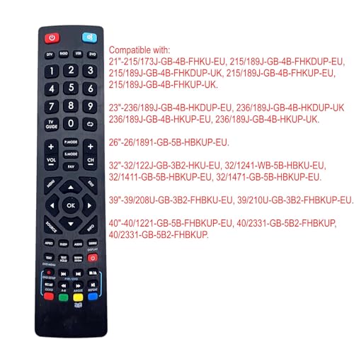 JZK Remote control compatible with Blaupunkt 3D TV - Image 4
