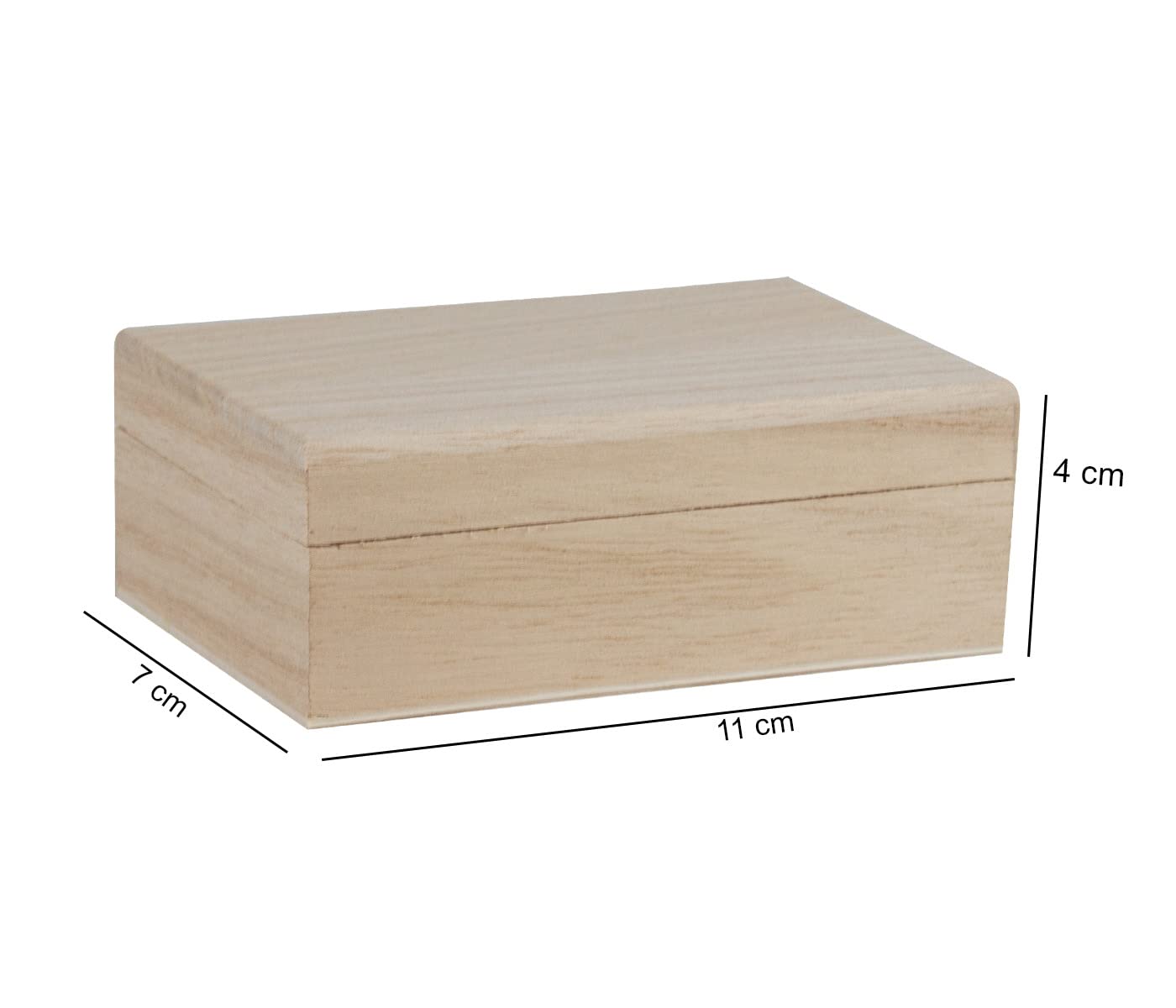 Holzbox mit Deckel – Vintage Holzkiste & Aufbewahrungstruhe aus Holz – Dekorative Aufbewahrungsbox mit Magnet-Verschluss – Truhe Kiste für Schmuck, Erinnerungen, Deko & Haushalt