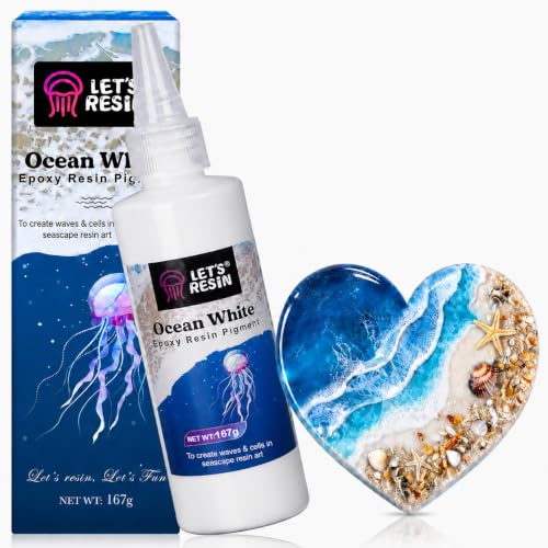 LET'S RESIN Ocean White Epoxy Resin Pigment...