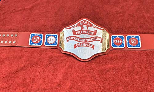 MAXAN NWA Television Heavyweight Championship Belt in 4MM ZINC DEEP Etching4