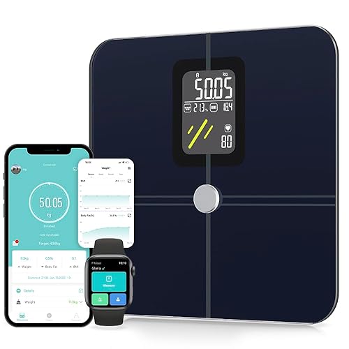 ZZR SEVEN Báscula para peso corporal, báscula digital de peso con composición de grasa corporal y músculo, báscula inteligente precisa, básculas de disponible en Yaxa Guatemala