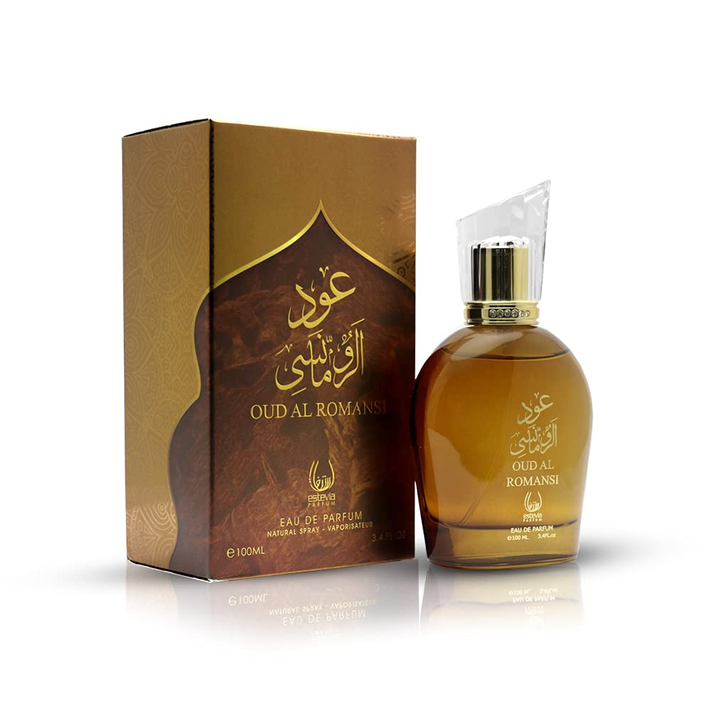 Oud Al Romansi Unisex Strong Oriental Fragrance Long Lasting Spray Perfume for Men and Women Gift Set Eau de Parfum Scent Body Spray for Odour Protection (100 ML)