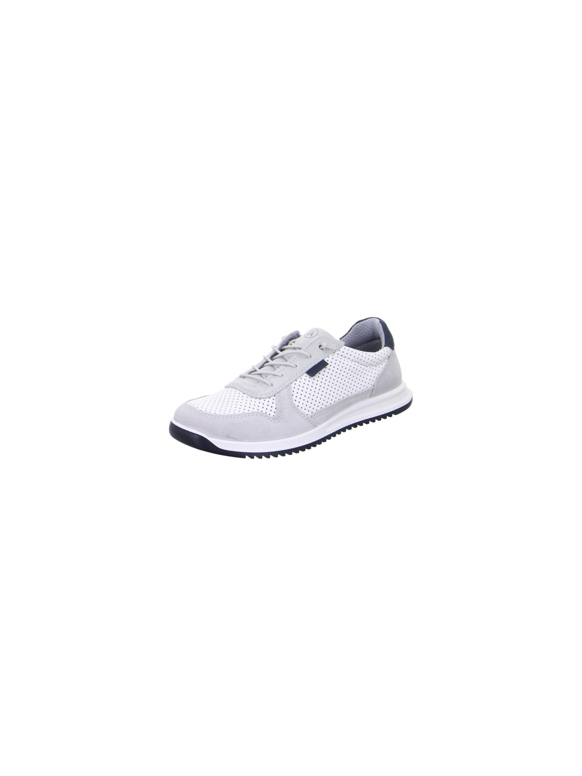 ARA Men's Tino Sneaker, Pebble Bianco Blue, 9.5 UK