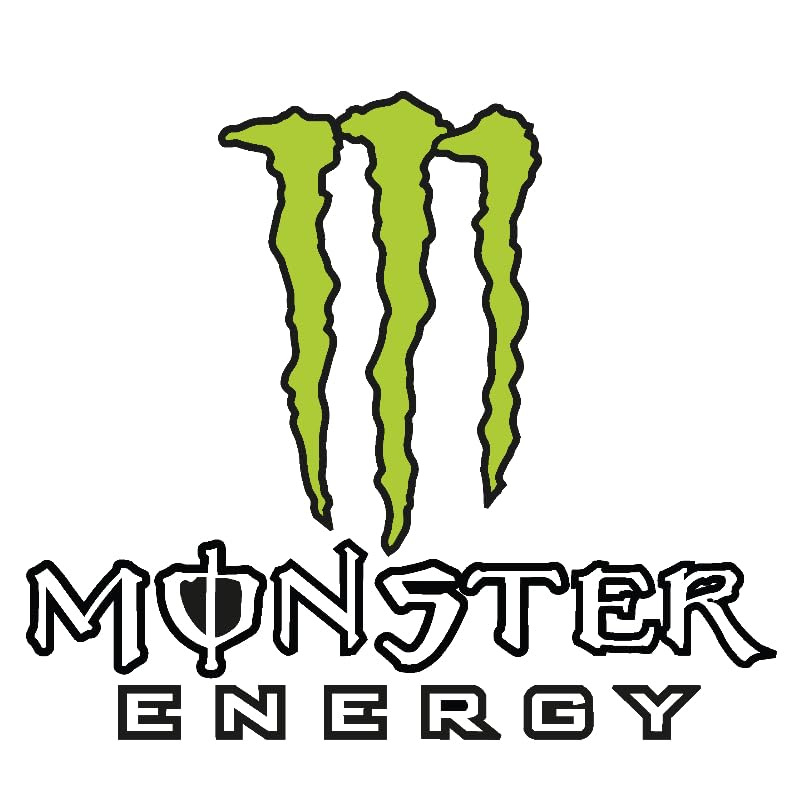 Green Claw Energy Drink Style Sticker Waterproof Vinyl Decal for Cars Trucks ATVs Motorcycles & Motocross Gear