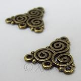 Wholesale Charms Celtic Triskelion 19mm Chandelier Antiqued Bronze Charms Jewelry Making Supply Pendant Bracelet DIY Crafting (10)