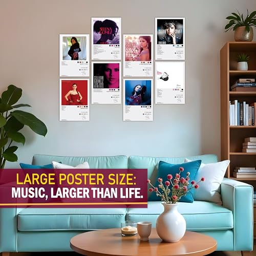 Image of Wonder Hub Wall Posters 8x12 inch (A4 Size) Included Self Adhesive on Back Wall Decor Posters Wall Art For Bedroom, Living room, Office, Dining Room (Selena)