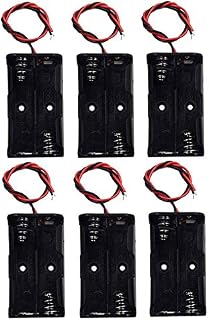 LAMPVPATH (Pack of 6) AA Battery Holder, 2 X 1.5V AA Battery Holder