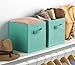 Whitmor Turquoise Set of 2-10 x 10 x 10 inches Collapsible Cubes, 2 Pack