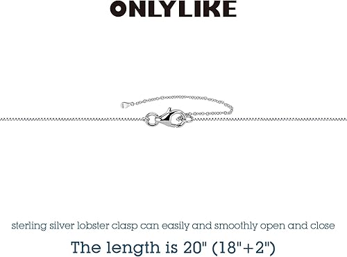 Miniatura 8 de Collar con dije de corazón grabado con la frase "I love you", de moissanita de 1 a 3 quilates regalo de joyería como aniversario de eternidad