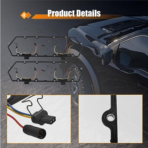 higehio 7.3L Valve Cover Gasket Kit with 8 Glow Plugs+Relay Solenoid+ Controller+4 Injector Glow Plug Harnesses Compatible with 1994-1997 Ford 7.3L Powerstroke Diesel - Thumbnail 7