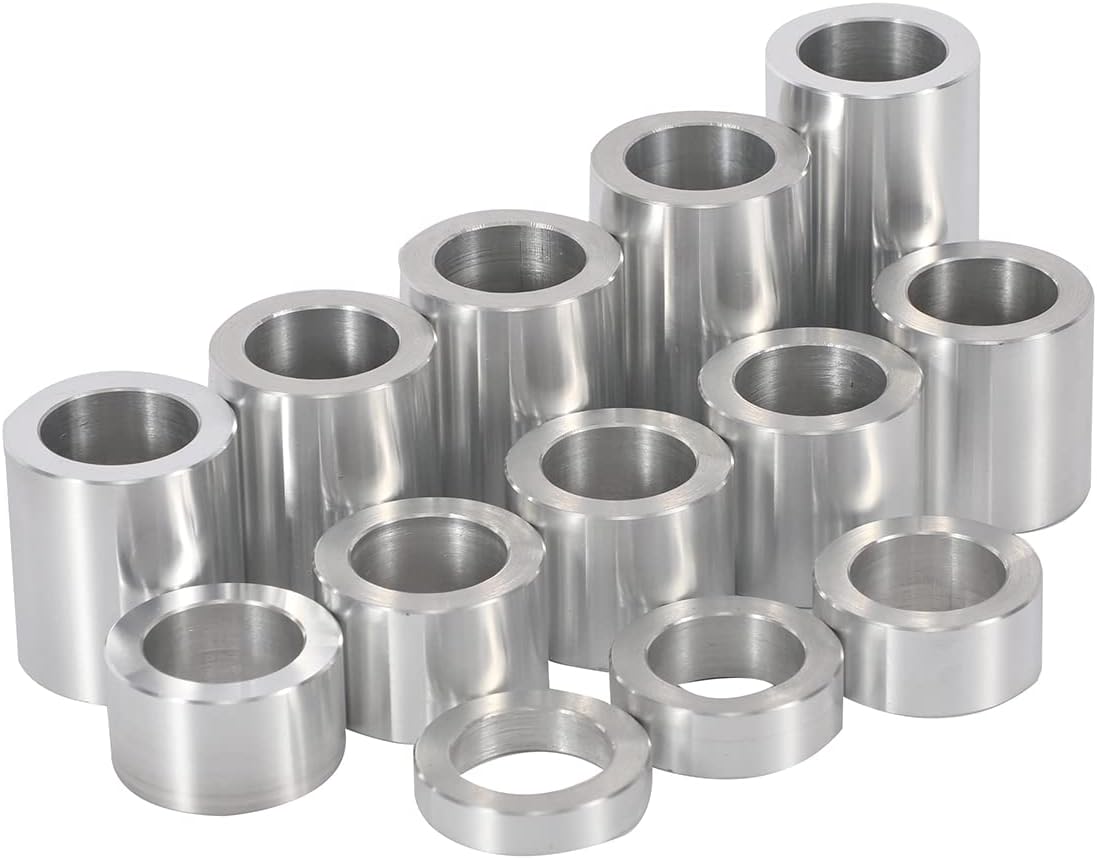 O.D. 1-1/8" Wheel Spacer for 3/4" Axle Compatible with the Harley Motorcycle Custom Bobber and Chopper