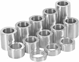 Cycle Standard 14 Piece Aluminum Wheel Axle Spacer Kit - 1.5 Inch O.D - Foto 3