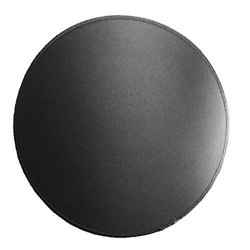 Eightnight Tapis de Souris Portable Forme Ronde 310 * 310 * 3mm antidérapante Base en Caoutchouc avec Bordures Cousues Compagnon de Bureau de Rembourrage