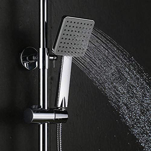 Robinet de douche numérique mitigeur chrome poli froid et chaud - 3